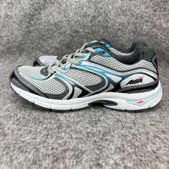 ✅Avia Womens Athletic Running Shoes Sz 8 Gray Mesh Lightweight Supportive Soles - Picture 9 of 11